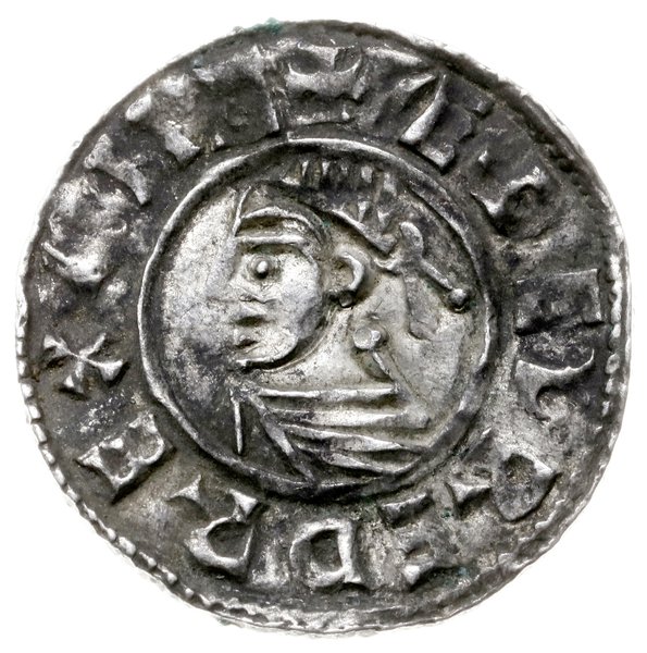 denar typu small cross, 1009-1017, mennica Stamford, mincerz Brunstan