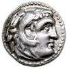 drachma ok. 319-305 pne, Magnesia ad Maeandrum; Aw: Głowa Heraklesa nakryta lwią skórą w prawo;  R..