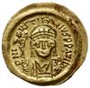 solidus 567-578, Konstantynopol; Aw: Popiersie cesarza na wprost, D N IVSTINVS P P AVG; Rw: Wiktor..