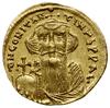 solidus 651-654, Konstantynopol; Aw: Popiersie cesarza na wprost, trzymającego glob z krzyżem,  D ..