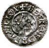 denar typu crux, 991-997, mennica Exeter, mincer
