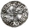 denar typu long cross, 997-1003, mennica Cambridge, mincerz Godric; ÆĐELRÆD REX ANGLO2 /  GO DRIC ..