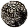 denar 995-1002, mincerz Vaz; Krzyż z dwoma kółkami, trójkątem i kulką w kątach / Dach kaplicy,  po..