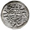 denar 1009-1024; Popiersie króla w prawo / Krzyż z kółkiem, trójkątem i dwiema potrójnymi kulkami ..