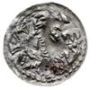denar książęcy 1070-1076; Aw: Głowa w lewo w obwódce, BOLEZLVΛS; Rw: Książę na koniu w lewo,  za n..