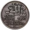 5 zlotych 1930, Warszawa; Sztandar - 100. rocznica Powstania Listopadowego,wybite głębokim stemple..