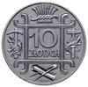 10 złotych 1938, Warszawa; “Klamry”, na rewersie wypukły napis PRÓBA; Parchimowicz P161.c (nakład:..