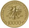 10.000 złotych 1989, Warszawa; Jan Paweł II /popiersie w lewo na tle kratki/; Parchimowicz 369c; z..