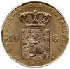 10 guldenów 1897, Utrecht; Fr. 347, Schulman 742; złoto; wyśmienita moneta w pudełku firmy PCGS  z..