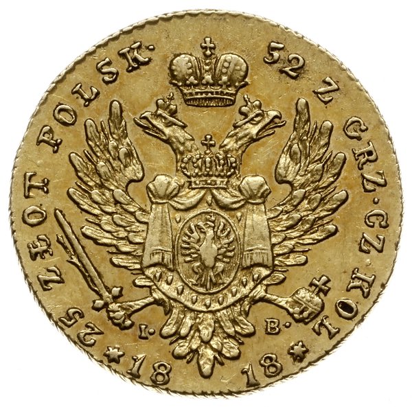 25 złotych 1818 IB, Warszawa