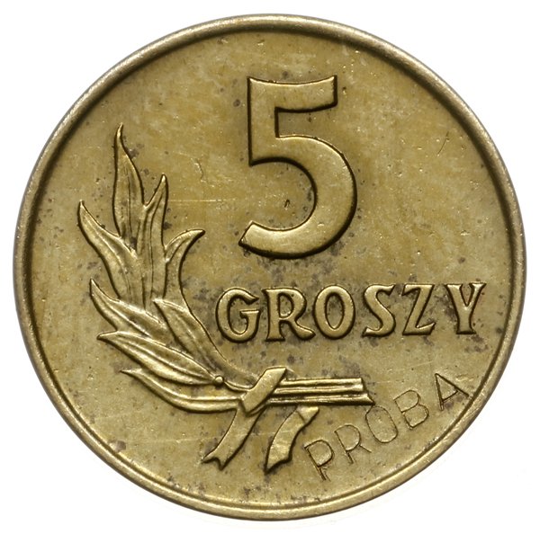 5 groszy 1957, Warszawa