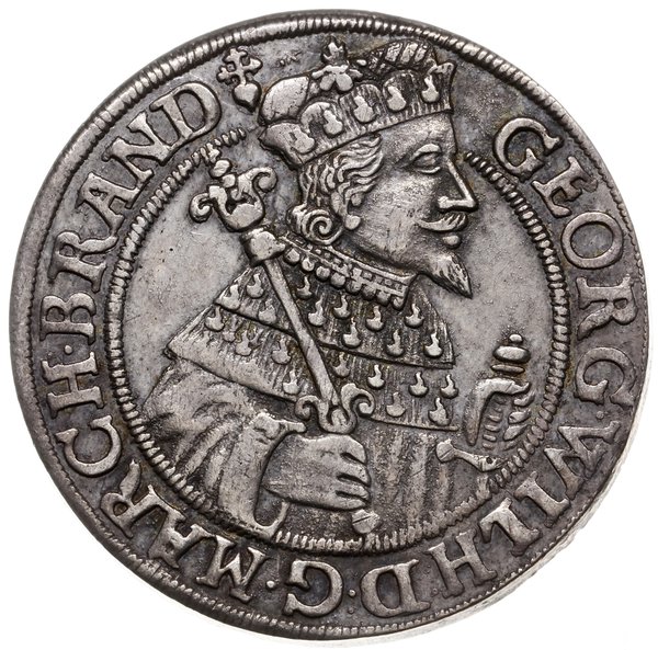 ort 1625, Królewiec; popiersie księcia w płaszcz