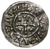 denar 995-1002, mincerz Anti; Krzyż z kółkiem, dwiema kulkami i trójkątem w kątach / Dach kaplicy,..