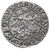 półgrosz 1554, Wilno; końcówki napisów LI/LITVA; Cesnulis-Ivanauskas 4SA51-16 (RRR), Kop. 3246 (R5..