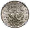 2 złote 1934, Warszawa; Józef Piłsudski; Parchimowicz 111a; piękna moneta w pudełku firmy NGC  z o..