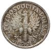 1 złoty 1924, Paryż; popiersie kobiety z kłosami; Parchimowicz 109a; patyna, moneta wybita z pierw..