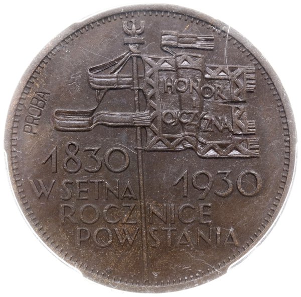 5 złotych 1930, Warszawa; Sztandar - 100-lecie P