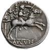 denar, 8 pne, mennica Lugdunum (Lyon); Aw: Głowa cesarza w wieńcu laurowym w prawo, AVGVSTVS DIVI ..