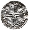 naśladownictwo denara typu long cross (po 997 r); Aw: Popiersie Aethelreda II z nastroszonymi włos..