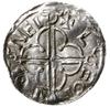 naśladownictwo denara typu quatrefoil (1018-1024); Aw: W czwórłuku popiersie władcy w lewo, w koro..