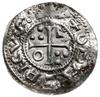 denar, ok. 1034-1037; Aw: Krzyż rozszerzonymi końcami ramion, w kątach klin, trzy kulki, pierścień..