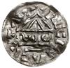 denar, 985-995, mincerz Sigu; Aw: Krzyż grecki z ramionami rozszerzonymi na końcach, w kątach kulk..