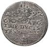trojak 1592, Cieszyn; mała głowa księcia, bardzo rzadki typ z obwódką na awersie, Aw: Popiersie zw..