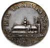medal z okazji zawarcia pokoju w Oliwie, 1660, autorstwa J. Höhna młodszego; Aw: Popiersie króla w..