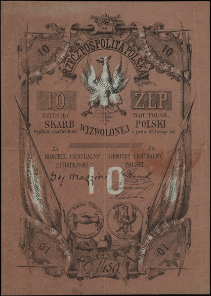 Skarb Wyzwolonej Polski; 10 złotych polskich 185
