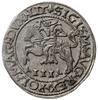 trojak szyderczy 1565, Wilno lub Tykocin; Aw: Pogoń w lewo, pod nią nominał III i napis w otoku  S..