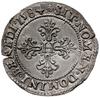 frank 1584 G, Poitiers; oznaczenie mennicy “G” w napisie otokowym pod popiersiem władcy, wariant  ..