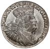 ort 1756, Lipsk; korony wypełnione na awersie i rewersie, duże popiersie króla; Kahnt 689 var. c, ..