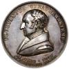 medal pamiątkowy - Florian Straszewski, 1838, medal autorstwa Józefa Daniela Boehm’a; Aw: Popiersi..