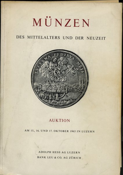 Adolph Hess AG Luzern, Bank Leu & Co. AG Zürich,