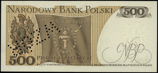 500 złotych 16.12.1974