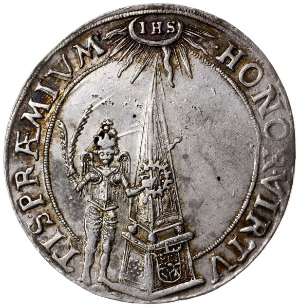 żeton koronacyjny, 1633, mennica Bydgoszcz; Aw: 