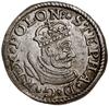 trojak 1580, Olkusz; Aw: Mała głowa króla w koronie i zbroi w prawo, bez obwódki między królem a o..