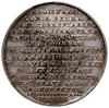 medal wybity na pamiątkę narodzin Jana Maurycego Brühla, 1781, Warszawa, autorstwa Jana Filipa Hol..