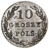 10 groszy, 1830 KG, Warszawa; odmiana z inicjała
