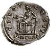 Denar, 137, mennica Rzym; Aw: Głowa Aeliusza w prawo, L AELIVS CAESAR; Rw: Concordia siedząca w le..