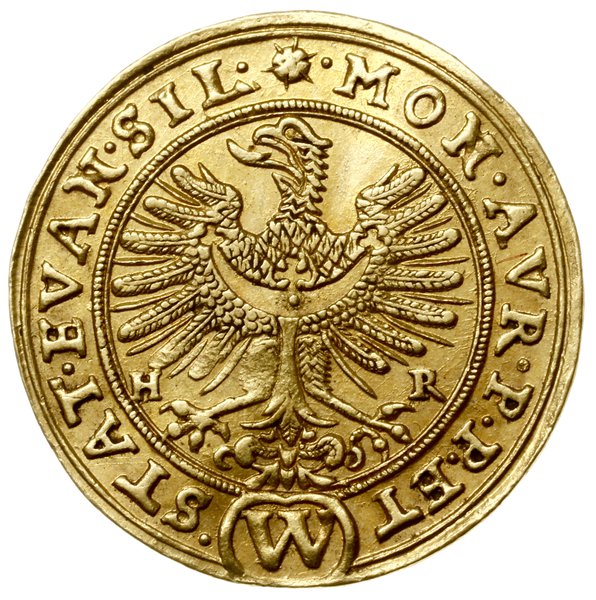 Dukat, 1635, Wrocław; Aw: Orzeł dolnośląski, po 