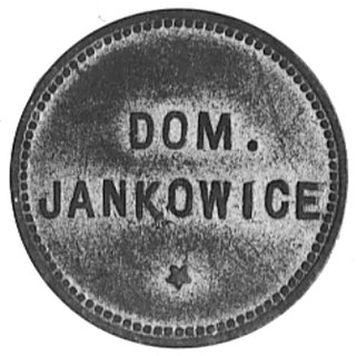 moneta zastępcza majątku Jankowice, Aw: j.w., Rw