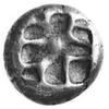 PARION- Azja Mniejsza, Myzja, 3/4 drachmy (około 480 p.n.e.), Aw: Głowa Gorgony z wysuniętymjęzyki..