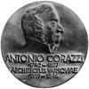 medal nie sygnowany, lany, Aw: Głowa Antonio Cor