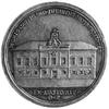 medal nie sygnowany, wybity w 1786 roku, Aw: Popiersie Piusa VI i napis, Rw: Front pałacu i napis,..