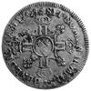 1/2 ecu 1704, Paryż, Aw: j.w., Rw: Krzyż z liter L, w środku herb Francji, w otoku napis i data, G..
