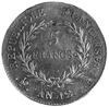 5 franków AN 12 (1803-1804), Paryż, Aw: Głowa Napoleona w prawo, w otoku napis, Rw: W wieńcu nomin..