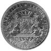 talar 1871, Monachium, Aw: Głowa króla Ludwika II, poniżej sygnatura J.RIES, w otoku napis, Rw: Oz..