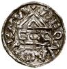 Denar, bez daty (985–995), Ratyzbona, mincerz Ag; Aw: Krzyż, w kątach, kulka, pierścień, kulka i p..