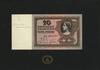 Próbne druki kolorystyczne strony głównej i odwrotnej banknotu 10 złotych, 2.01.1928; druki skleja..